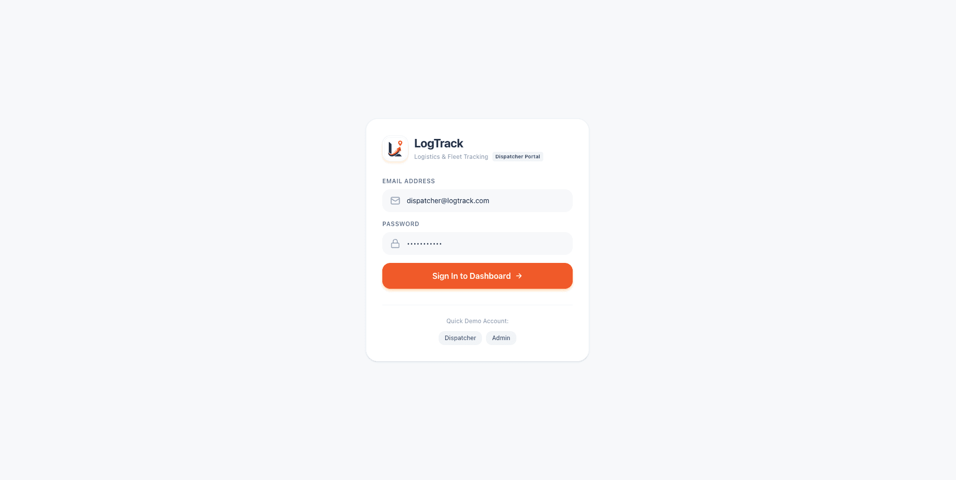 Login Page Web