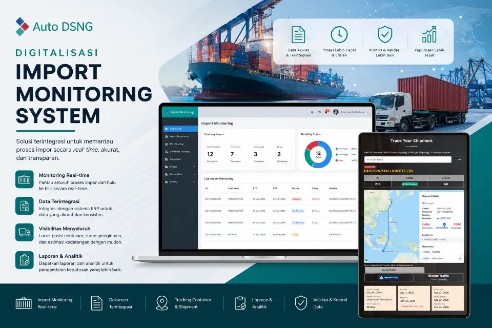 Digitalisasi Import Monitoring System (Industry Manufaktur)