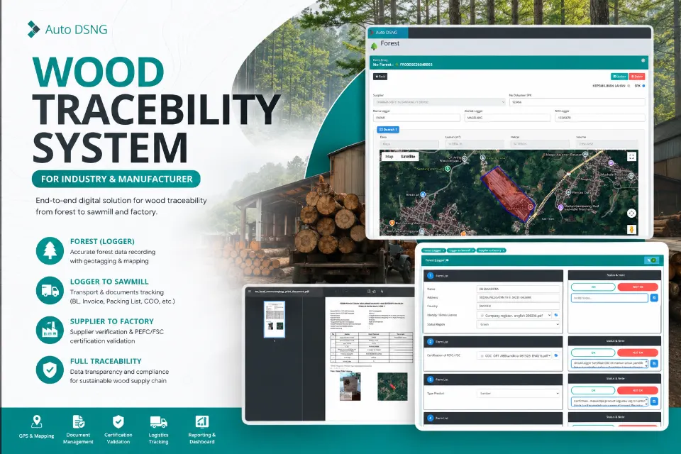 Wood Tracebility System (Industry Manufaktur)