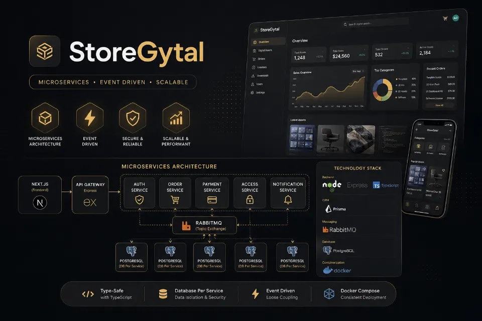 StoreGytal - Digital Product Store